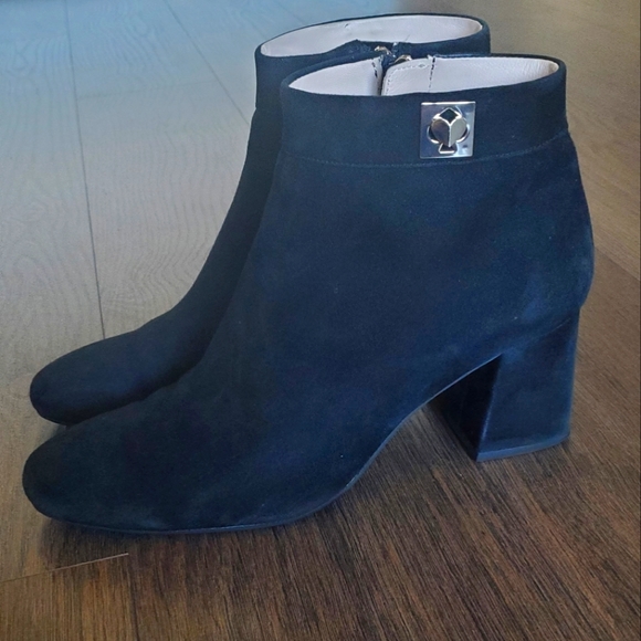 Kate Spade ♠️ Adalyn Suede Ankle Booties - Picture 11 of 16